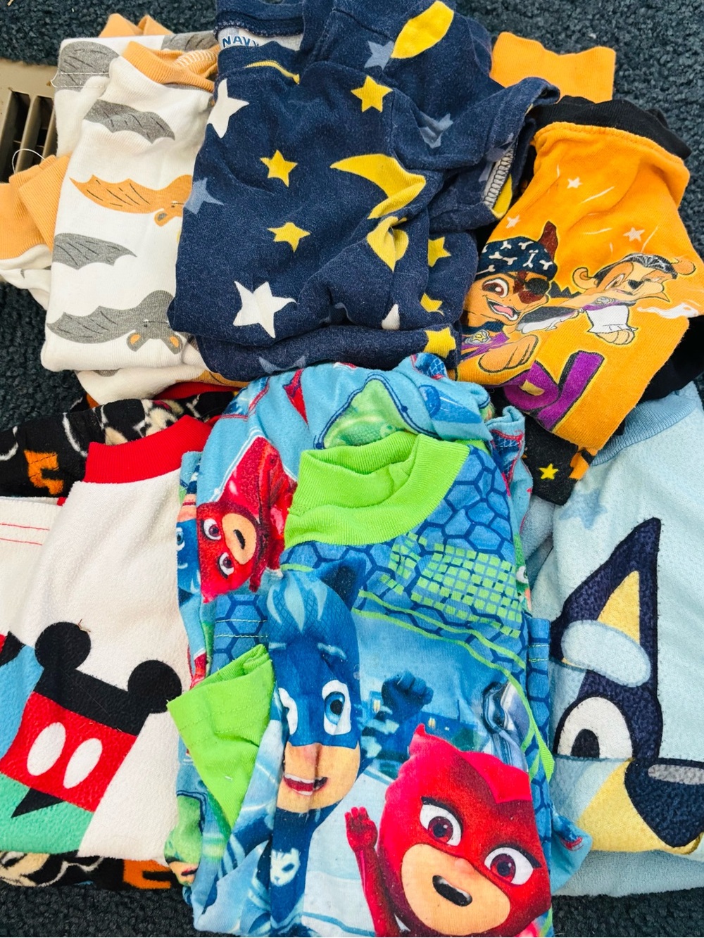 Kids PJ Bundle with Character Prints - Stars, Moon, and Heroes